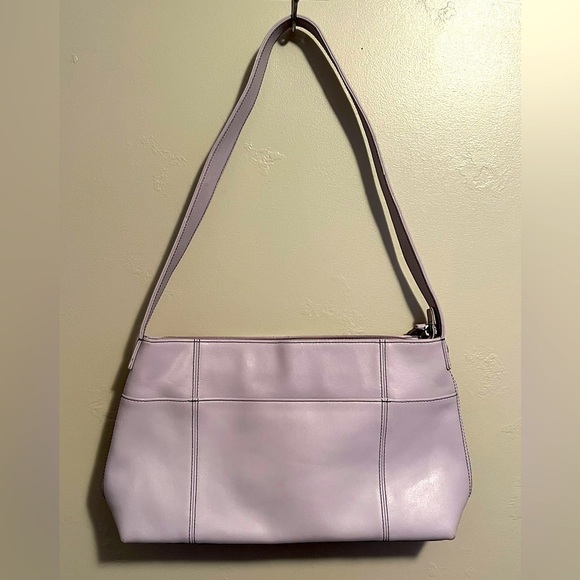 Daniel Joseph Leather Handbags - Daniel Joseph Leather Purple Pastel Shoulder Bag